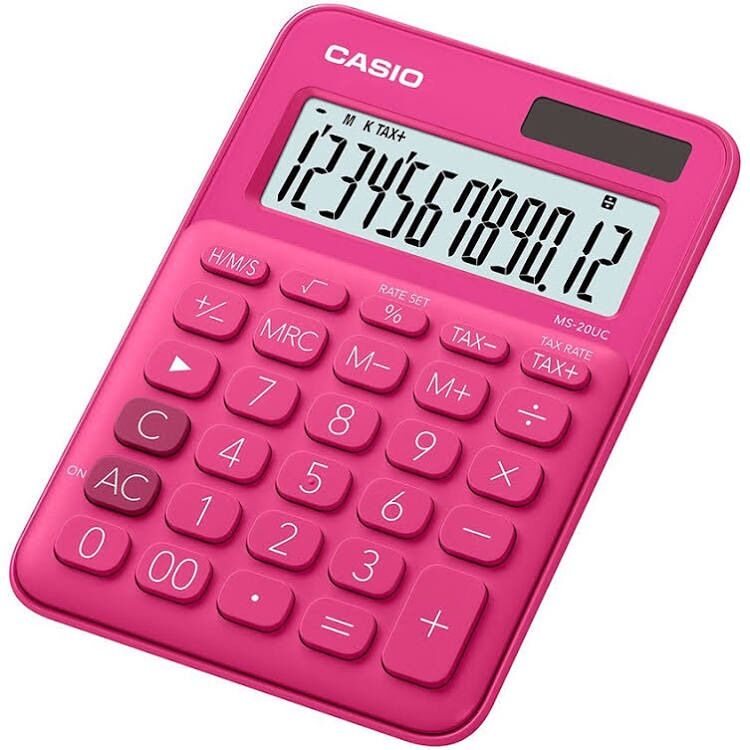 Máy tính để bàn Casio MS-20UC CHÍNH HÃNG (nhiều màu)