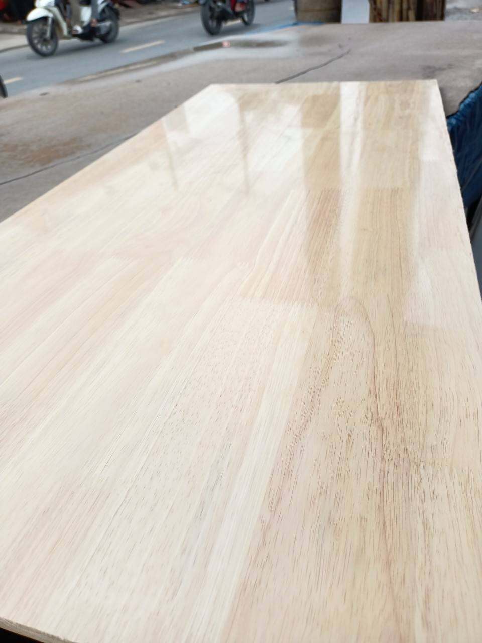 tấm ván làm kệ,mặt bàn_ tấm ván gỗ ghép cao su 15mm 2 mặt keo mặt AC làm kệ,bàn,tủ..