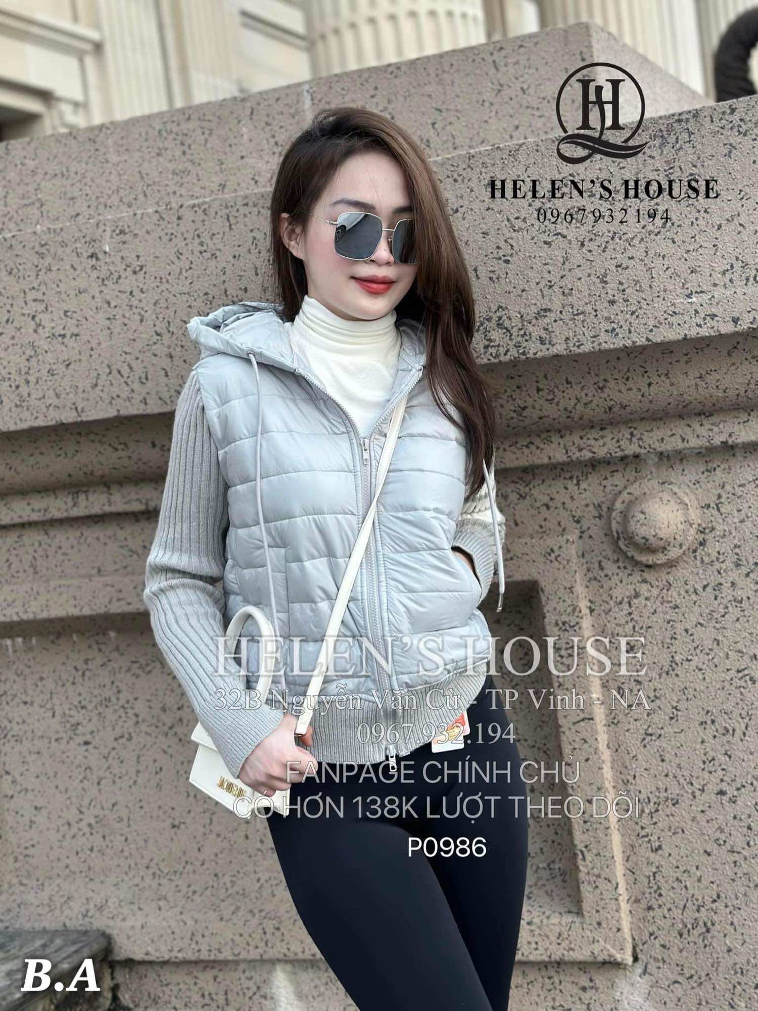 Áo khoác phao siêu nhẹ hàng QCCC L1 (ba1)