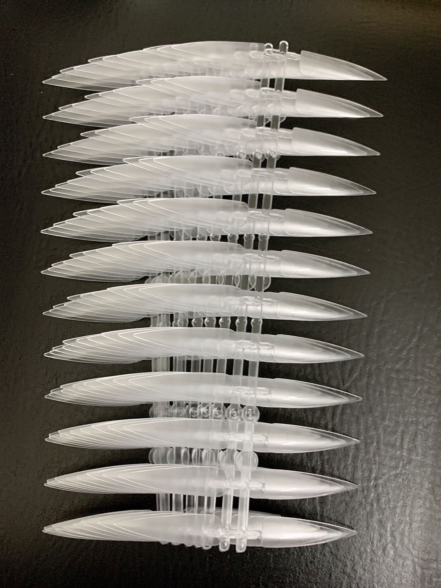 Móng vỉ form nhọn móng xương cá nhọn (set 10 vỉ)