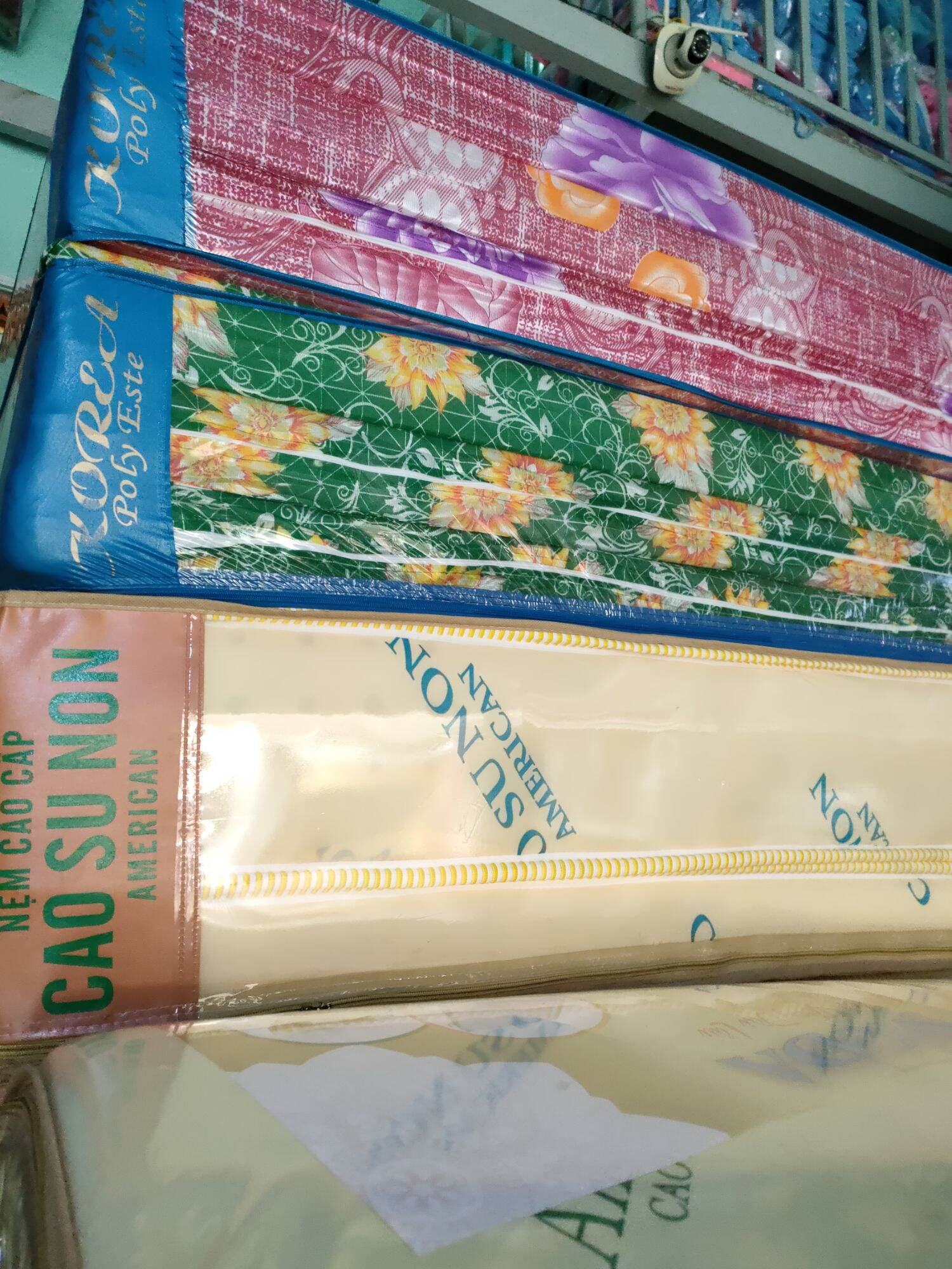 nệm cao su non Gấp 3 american cao 5cm