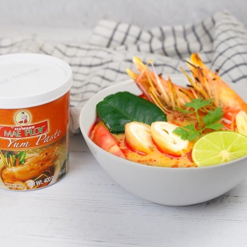 [Date T8/2027] MAE PLOY Gia Vị Lẩu Thái Hộp 400gr Tom Yum Paste