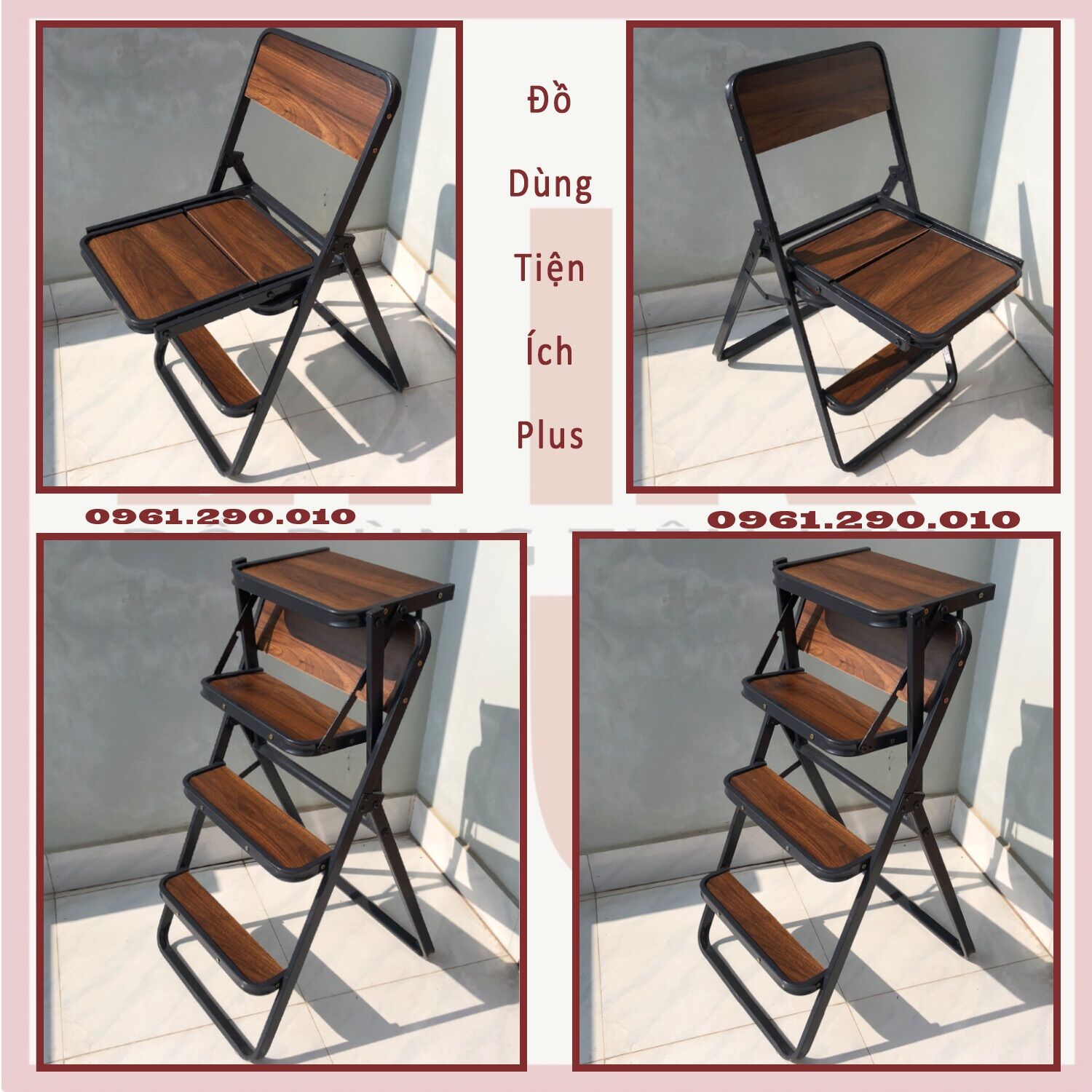 Thang ghế gấp gọn - hàng việt nam
