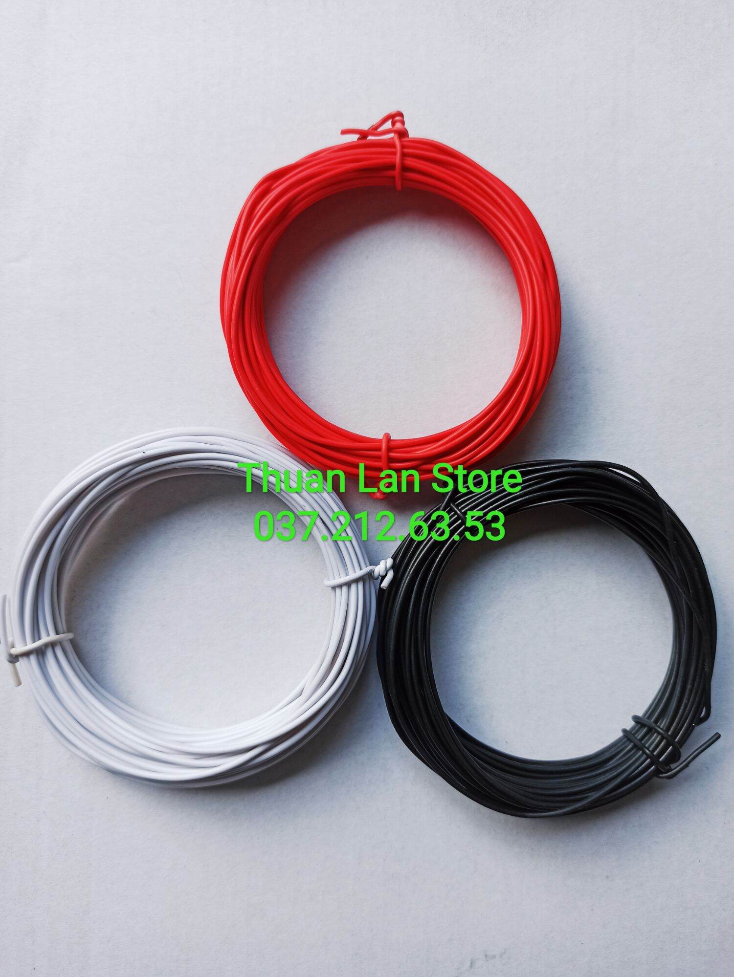 Cuộn 10m dây kẽm bọc nhựa màu bản tròn mềm dẻo dễ cột