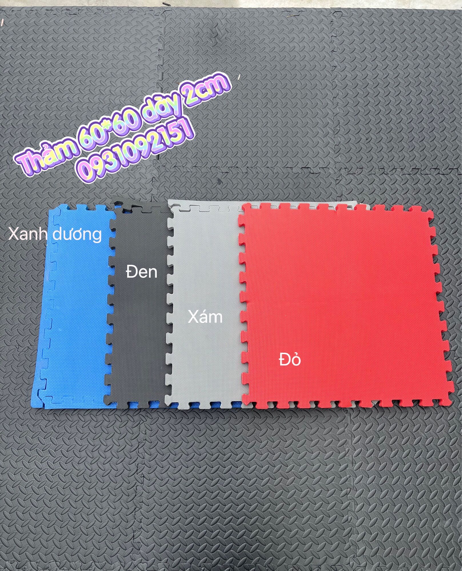 Thảm xốp lót sàn dày 2cm 35k/1 tấm