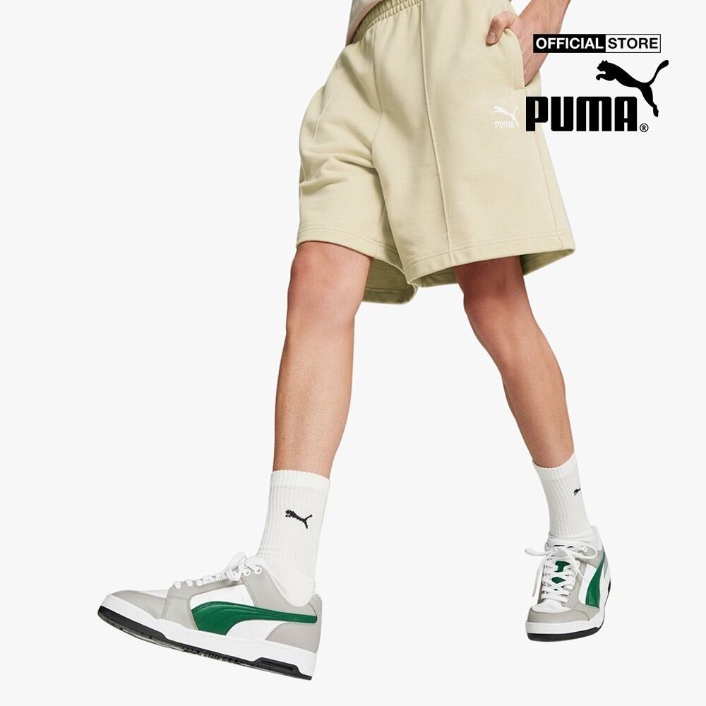 Puma - quần shorts tập luyện nam lưng thu classics pintuck 8" 538126-88