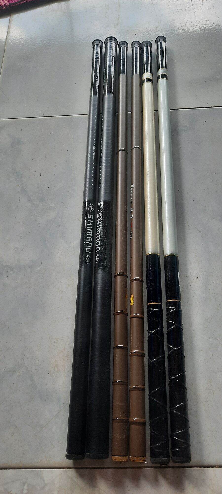 Combo 2 cần câu tay 4m5 tặng kèm 2 dây câu đầy đủ phao chì cước lưỡi