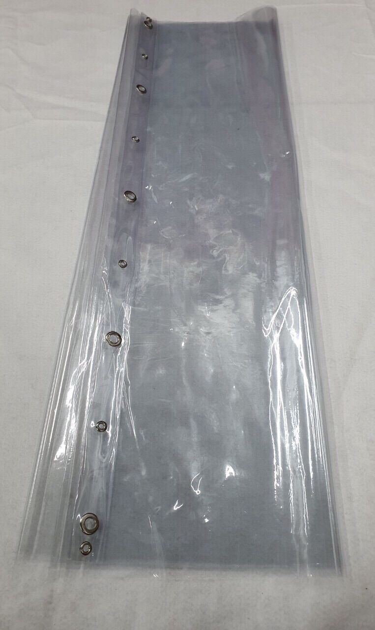 Rèm che PVC trong suốt chống nóng bụi ô nhiễm. KT: ngang 1m6 x cao 4m x dày 0,2mm