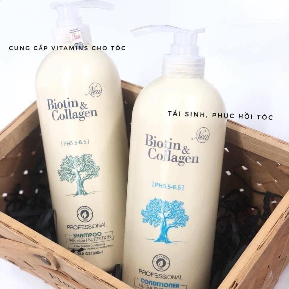 CẶP DẦU GỘI XÃ BIOTIN & COLLAGEN CAO CẤP MỚI