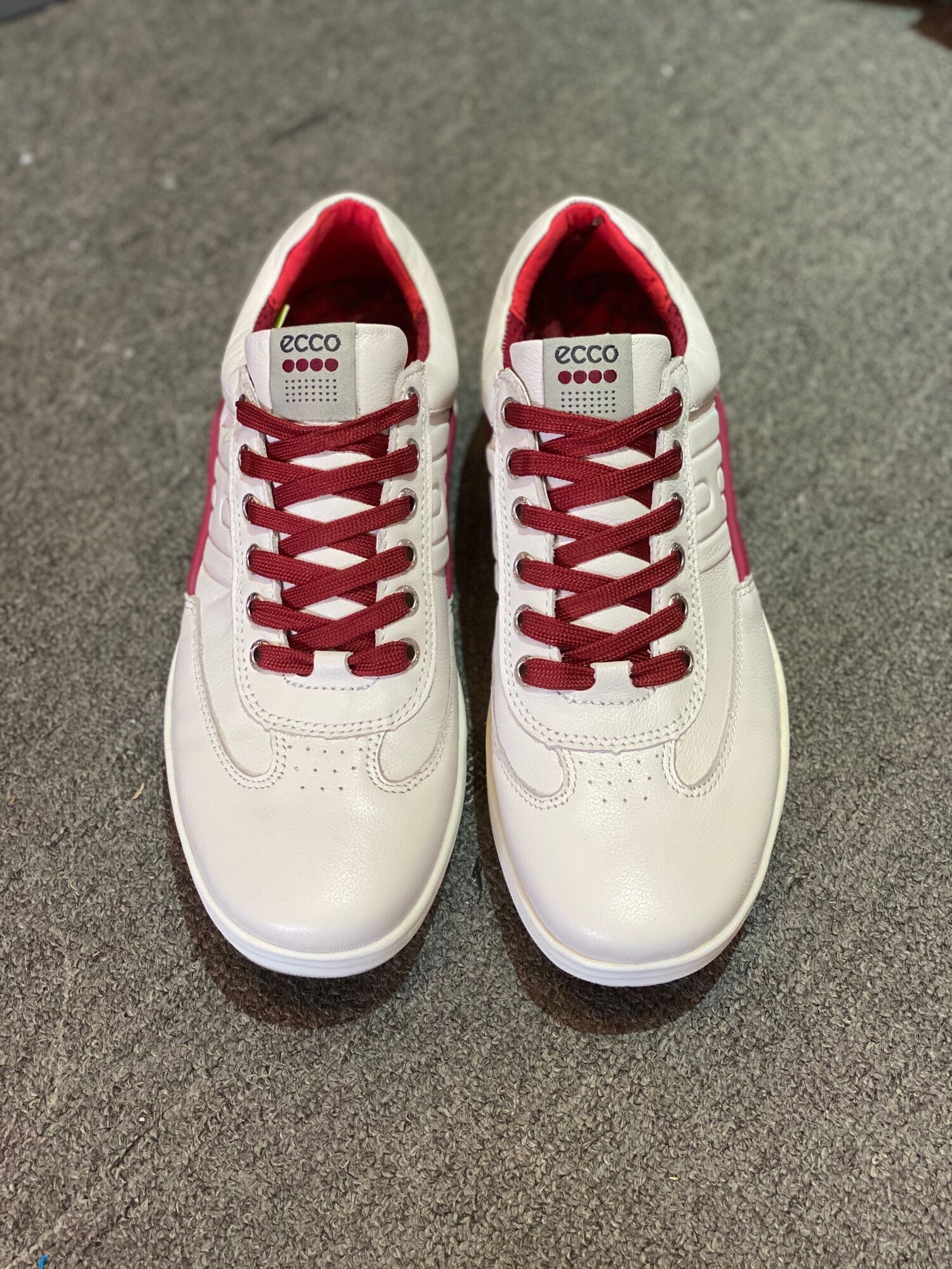 Giày Golf Nam Ecco M Golf Evo One-White/Red