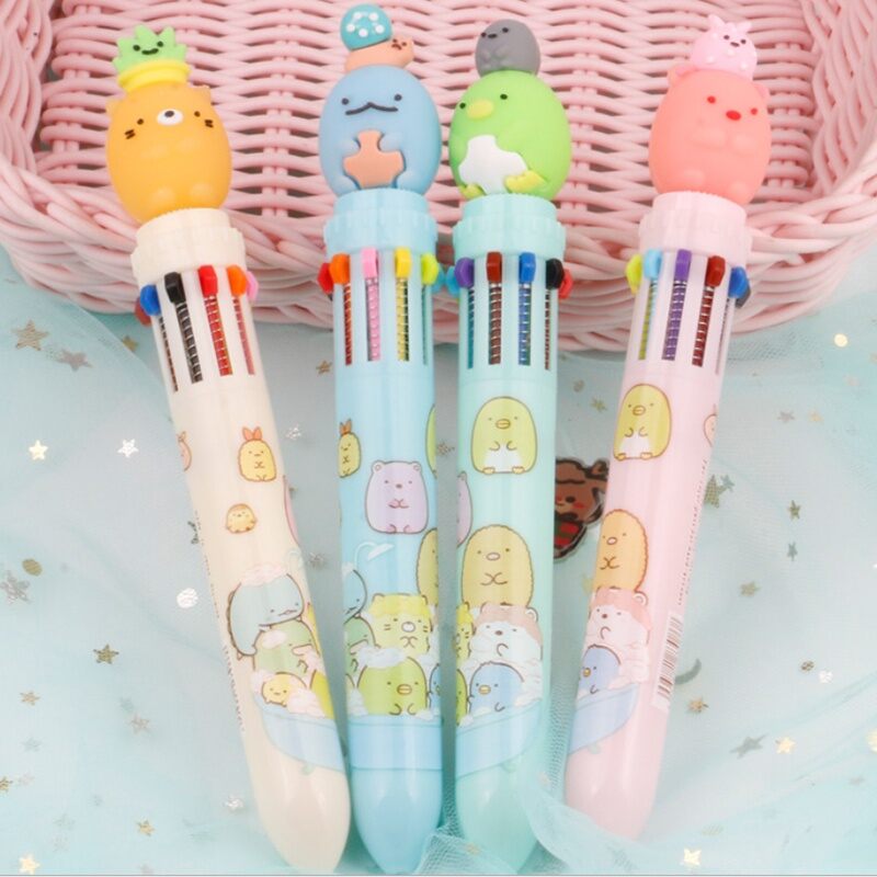 Bút bi 10 màu hình SUMIKKO GURASHI đáng yêu