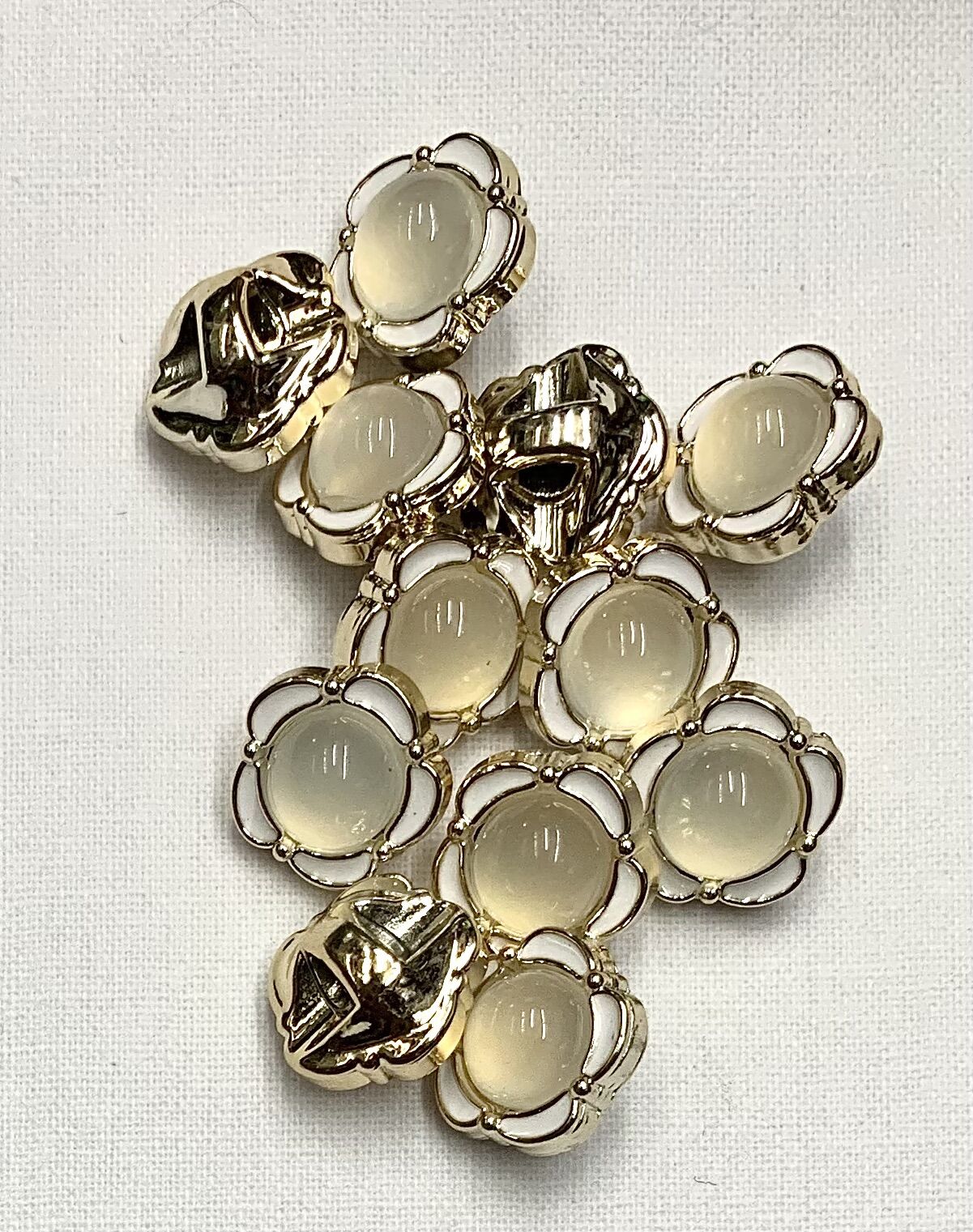 5 nút kiểu sơ mi 13mm.