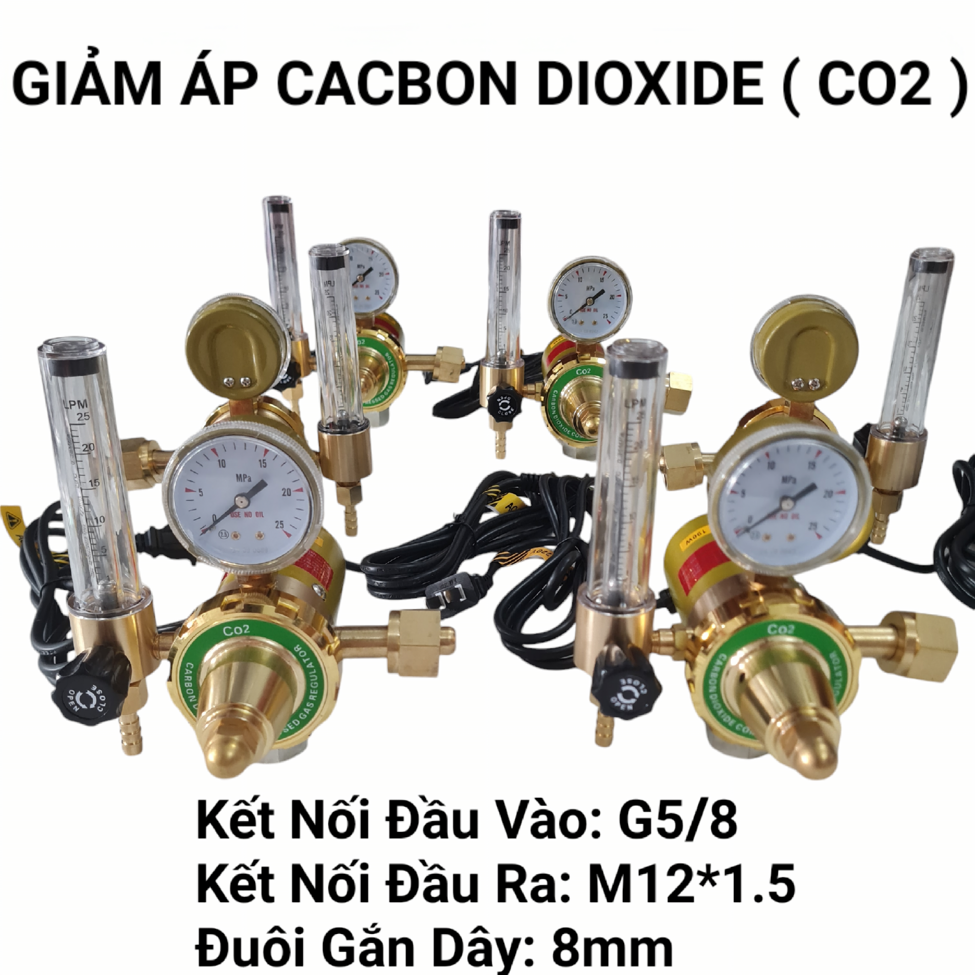 Bộ Van Điều Áp Khí Co2 ( 36V & 220V )
