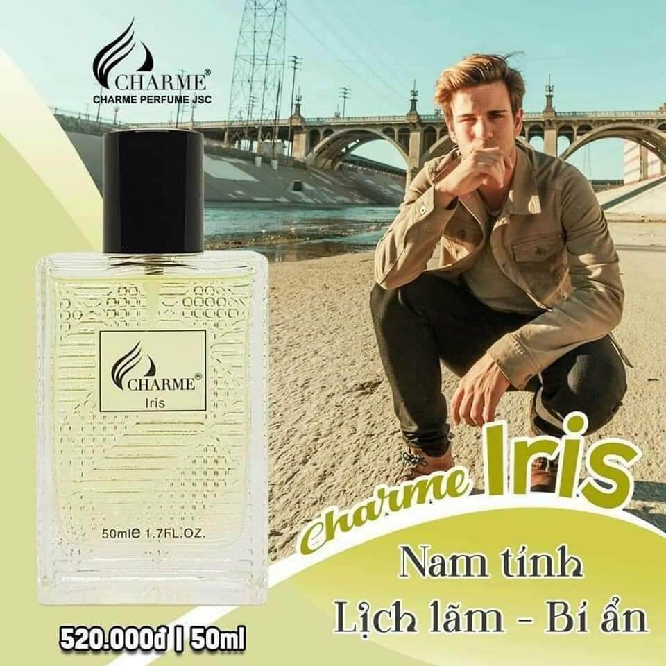 Chính Hãng Nước Hoa Nam Tính Lịch Lãm ( Nước Hoa Iris 50ml )