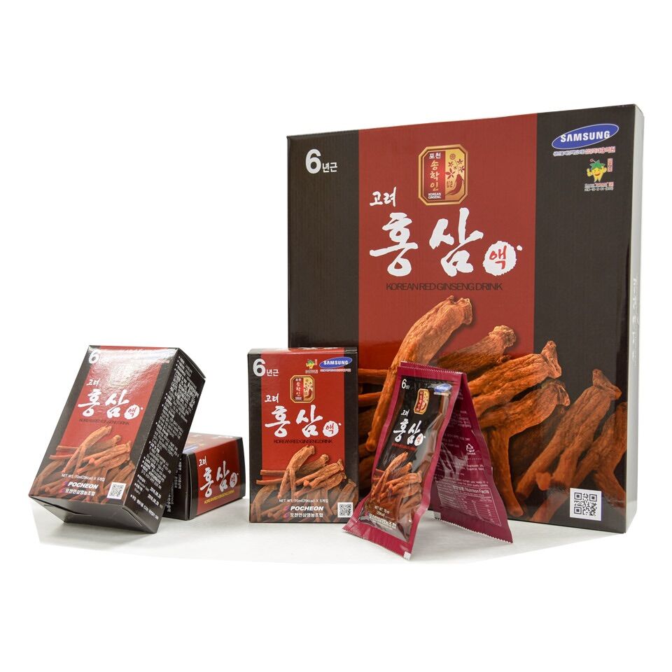 Nước hồng sâm Pocheon Hàn Quốc (Hộp 30 gói * 70ml)