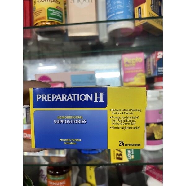 Viên trĩ Preparation H Hemorrhoidal 12v và 24v