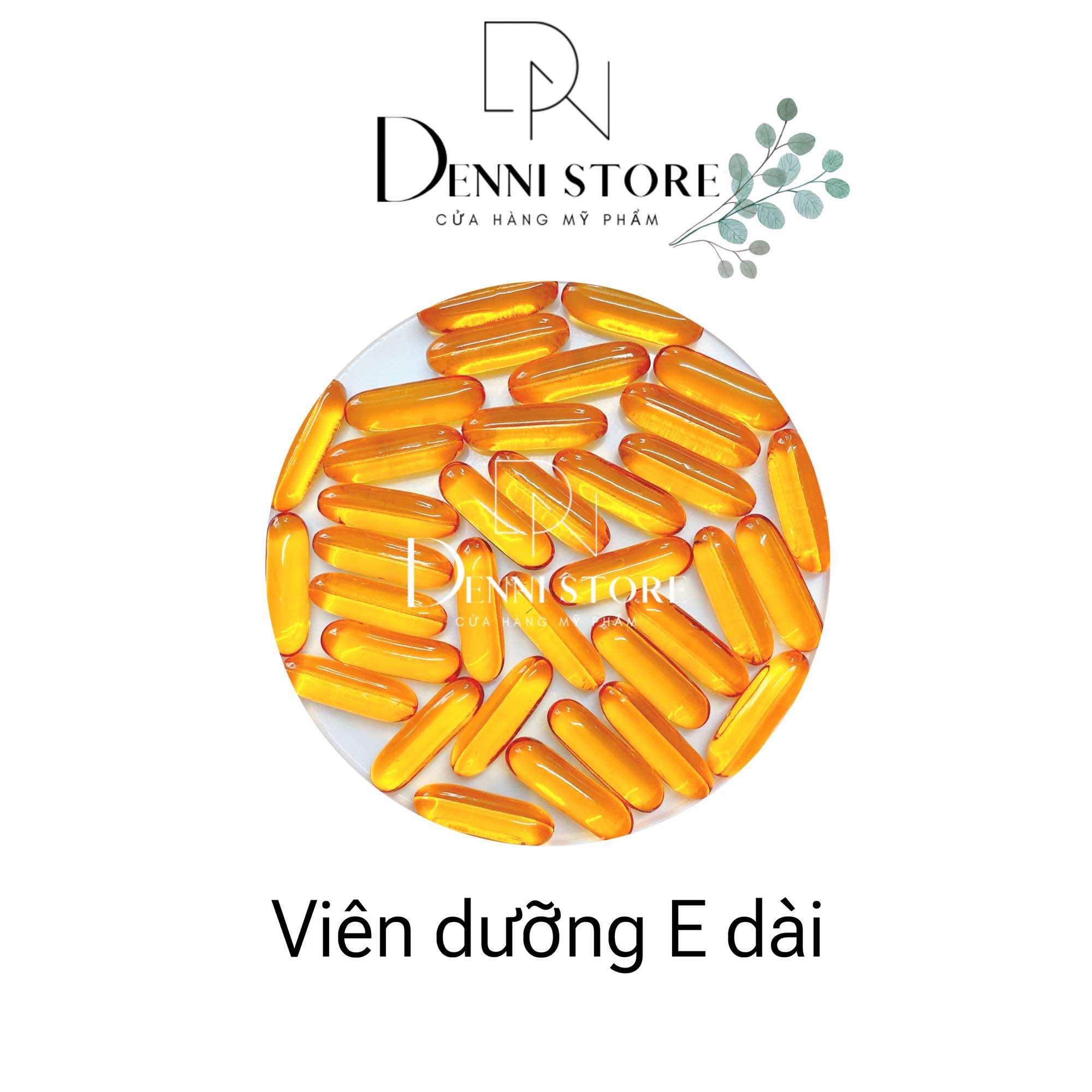 05 viên vitamin E dưỡng trắng da, kích trắng da