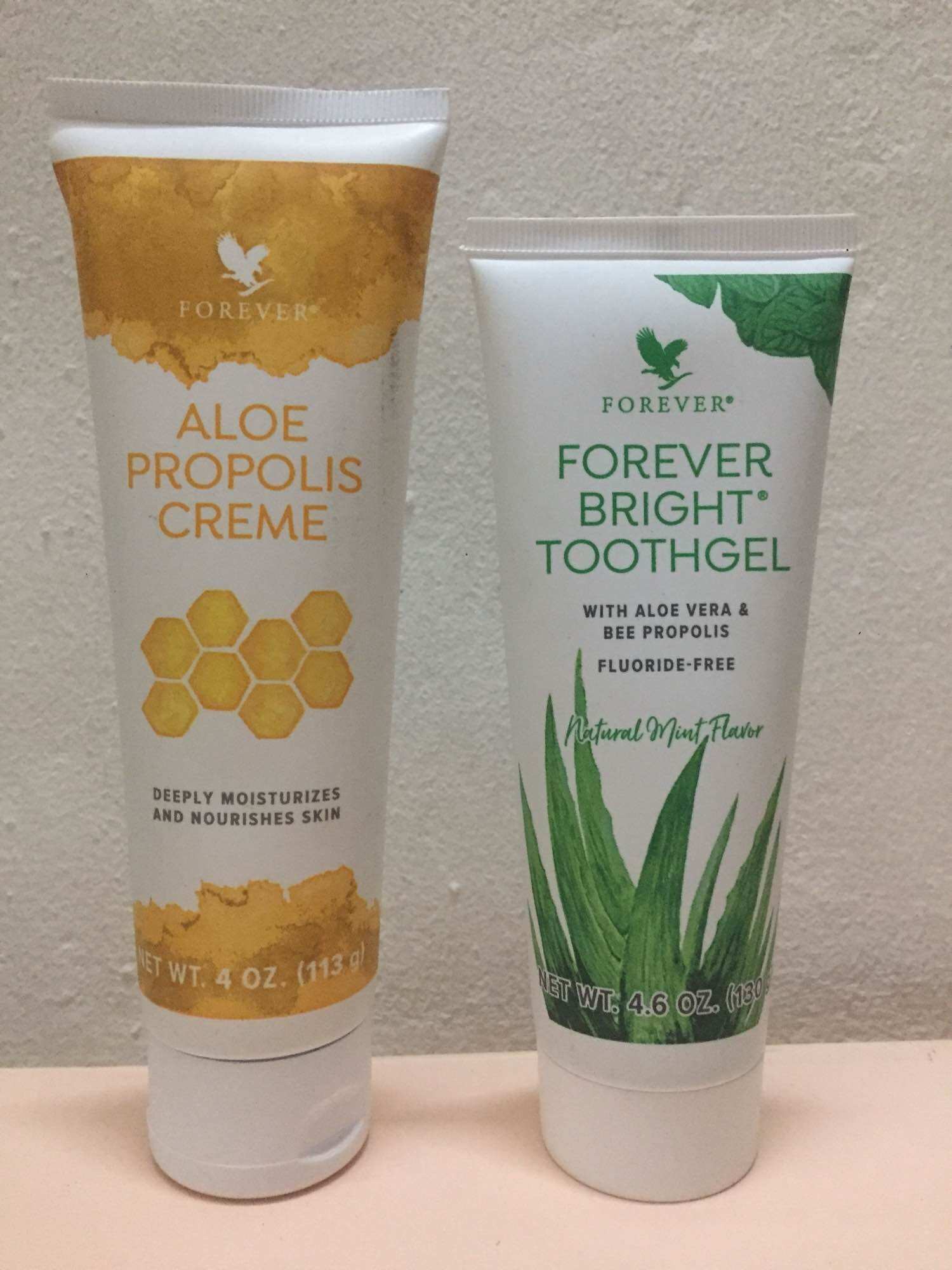 Combo Kem Đánh Răng Lô Hội + Kem dưỡng da lô hội Aloe Proropolis Creme 051 Flp