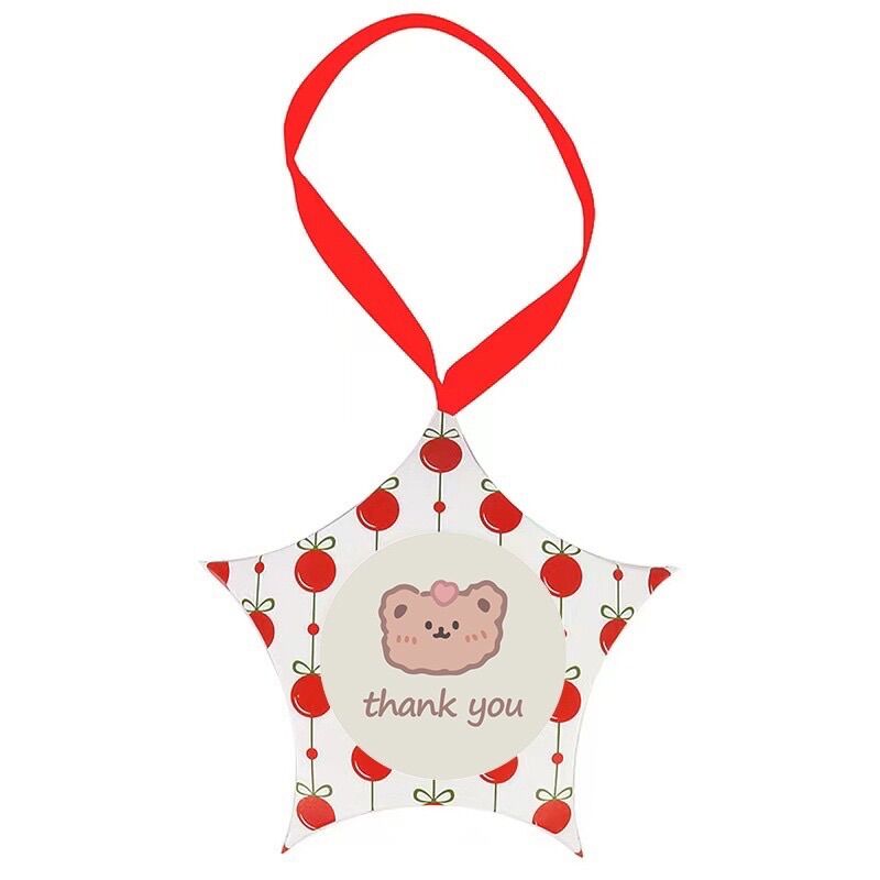 Cuộn 500 tem dán Thank you hoạt hình dễ thương