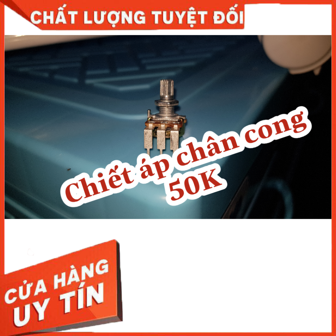 Chiết áp 50k đơn chân cong