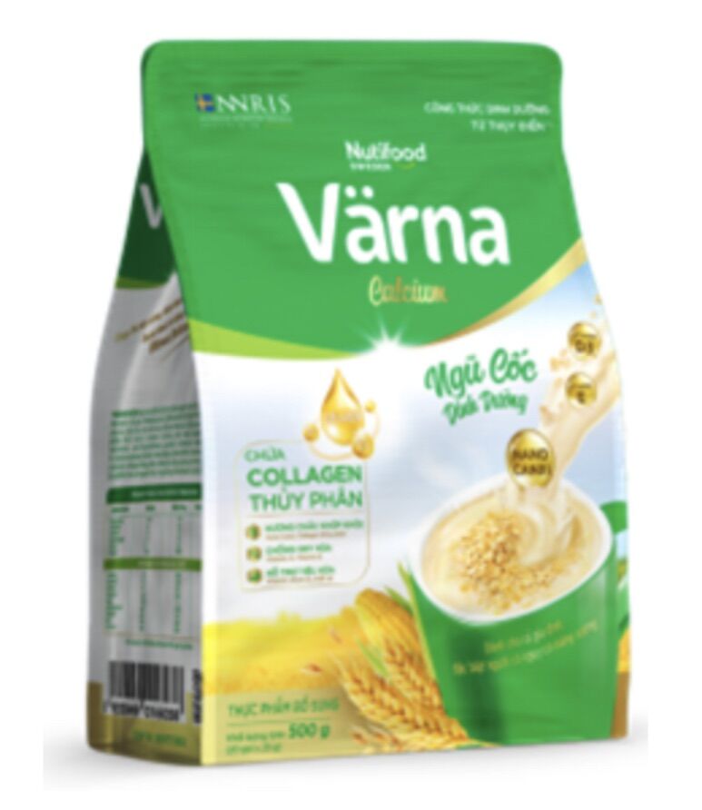 Ngũ cốc dinh dưỡng värna calcium túi 500g/20 gói *25g