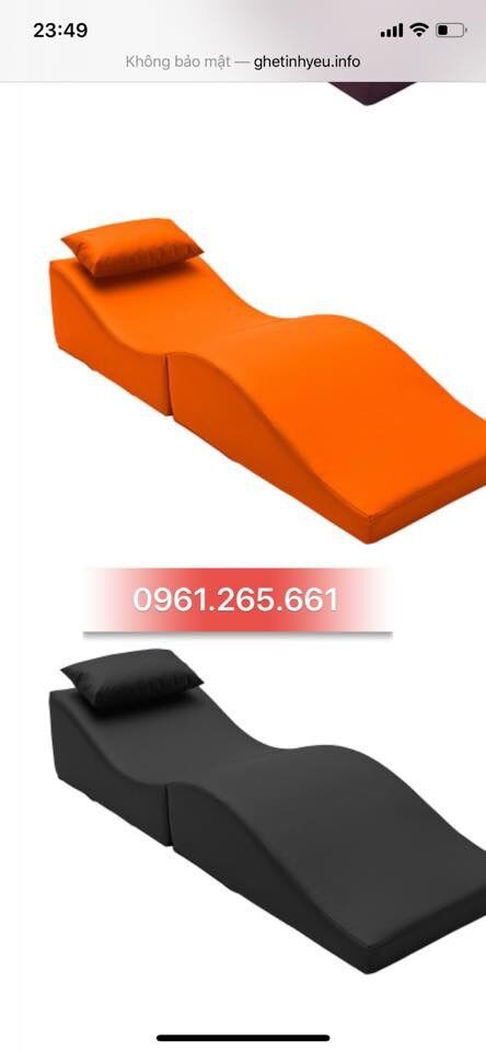 Ghế sofa tình yêu gấp gọn loại to