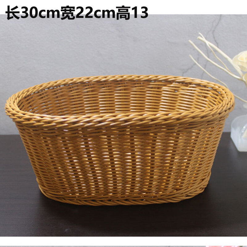 Giỏ cắm trại dã ngoại dã ngoại ngoài trời cỡ lớn có nắp hình vuông xách tay đan mây giỏ hái rau quả giỏ trữ đồ hình bầu dục