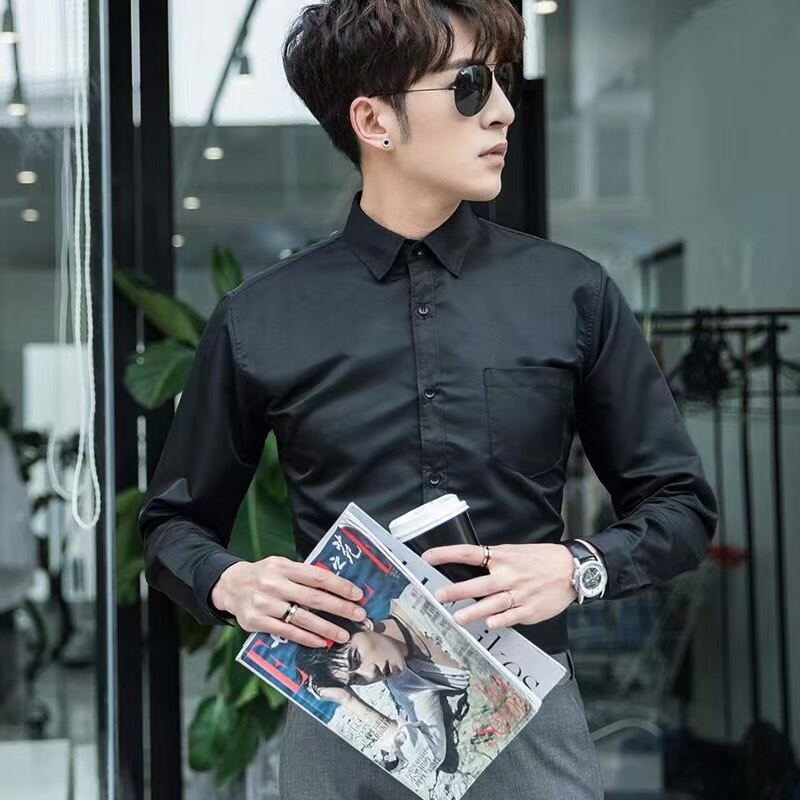 Áo Sơ Mi Áo Sơ Mi Dài Tay Thường Ngày Sành Điệu Mẫu Mới Mùa Hè 2021 Cho Nam Áo Khoác Xuân Thu Quần Áo Mẫu Mỏng Trang Phục Nam Áo