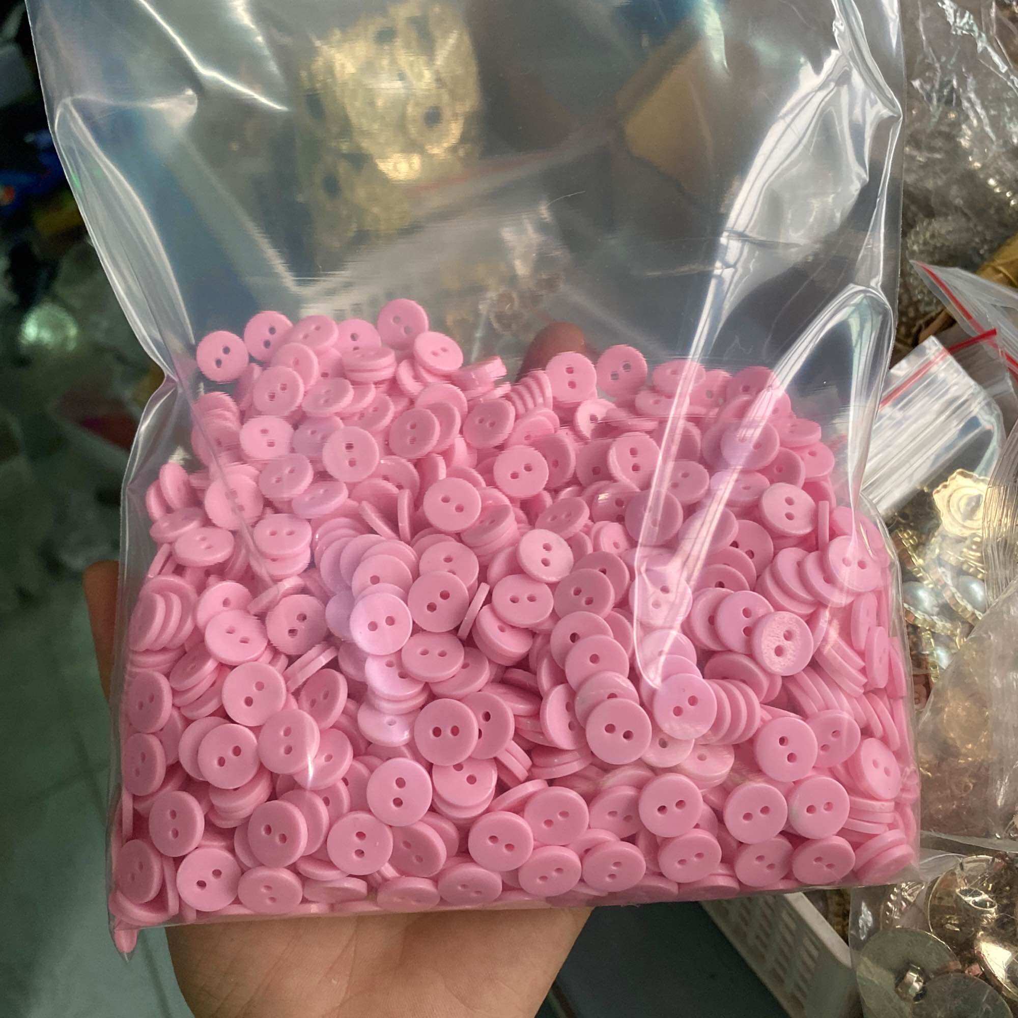 100 NÚT SƠ MI 1.1cm nhiều màu