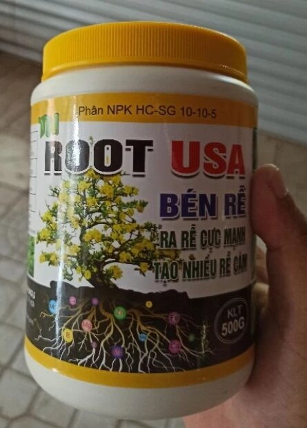 Phân bón npk root usa kích rễ cực mạnh hủ 500g