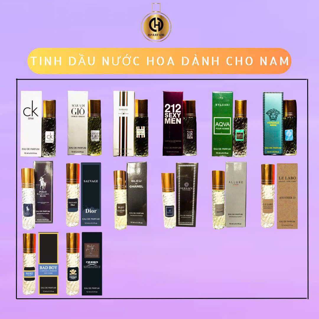 [HCM]Tinh Dầu Thơm HPARFUM Giò(12ML)
