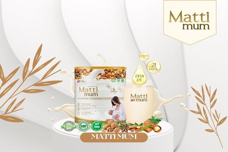 Sữa hạt Mattti Mum lon 650g