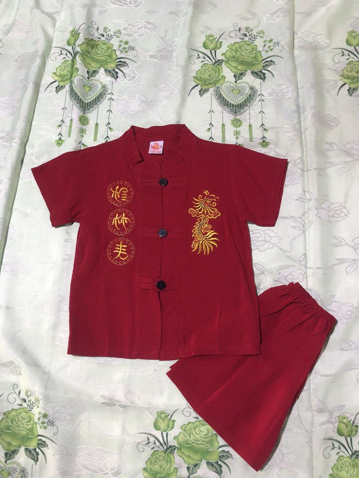 Bộ tole tàu thêu rồng ( từ 10-25kg )