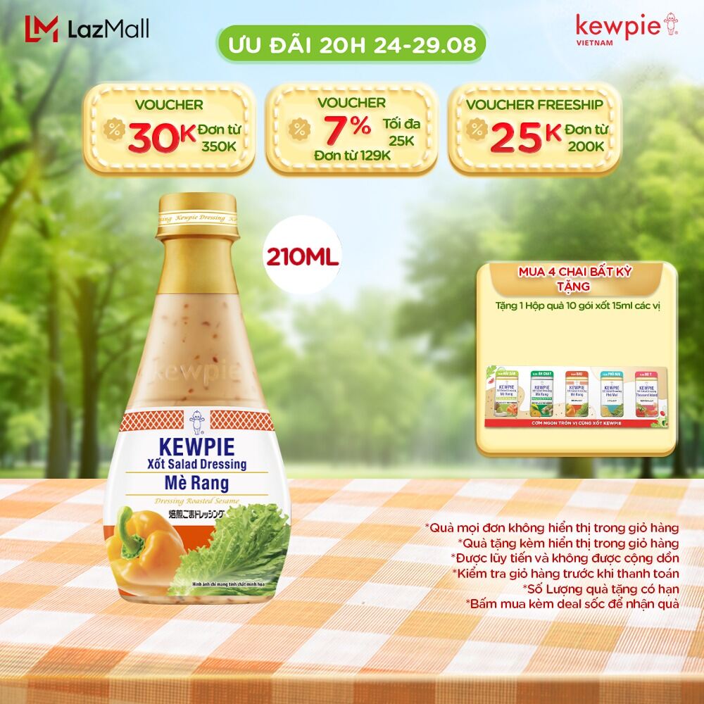 Xốt Salad Dressing Mè Rang Kewpie 210ml