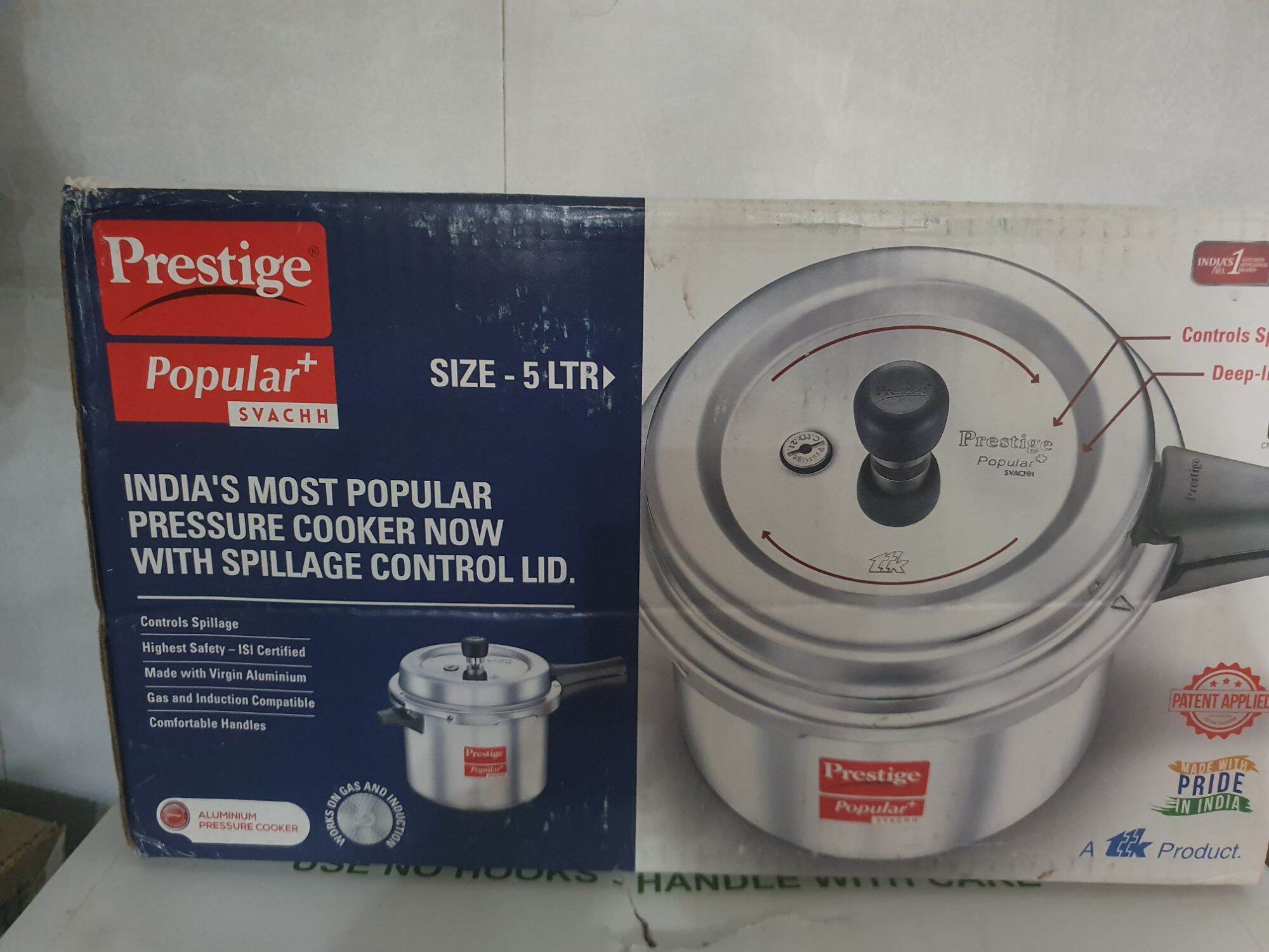 5ltr Pressure cooker  Gas /Induction