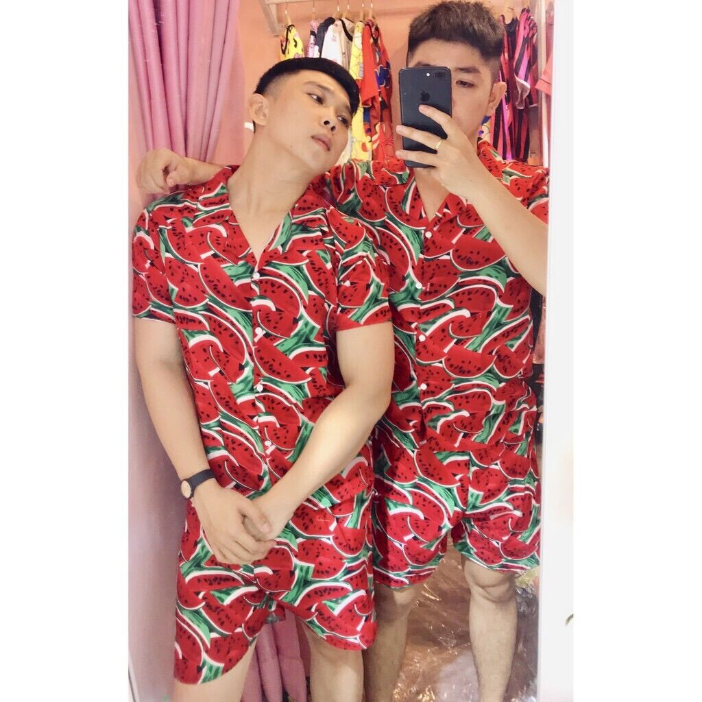 Đồ bộ dưa hấu đi biển