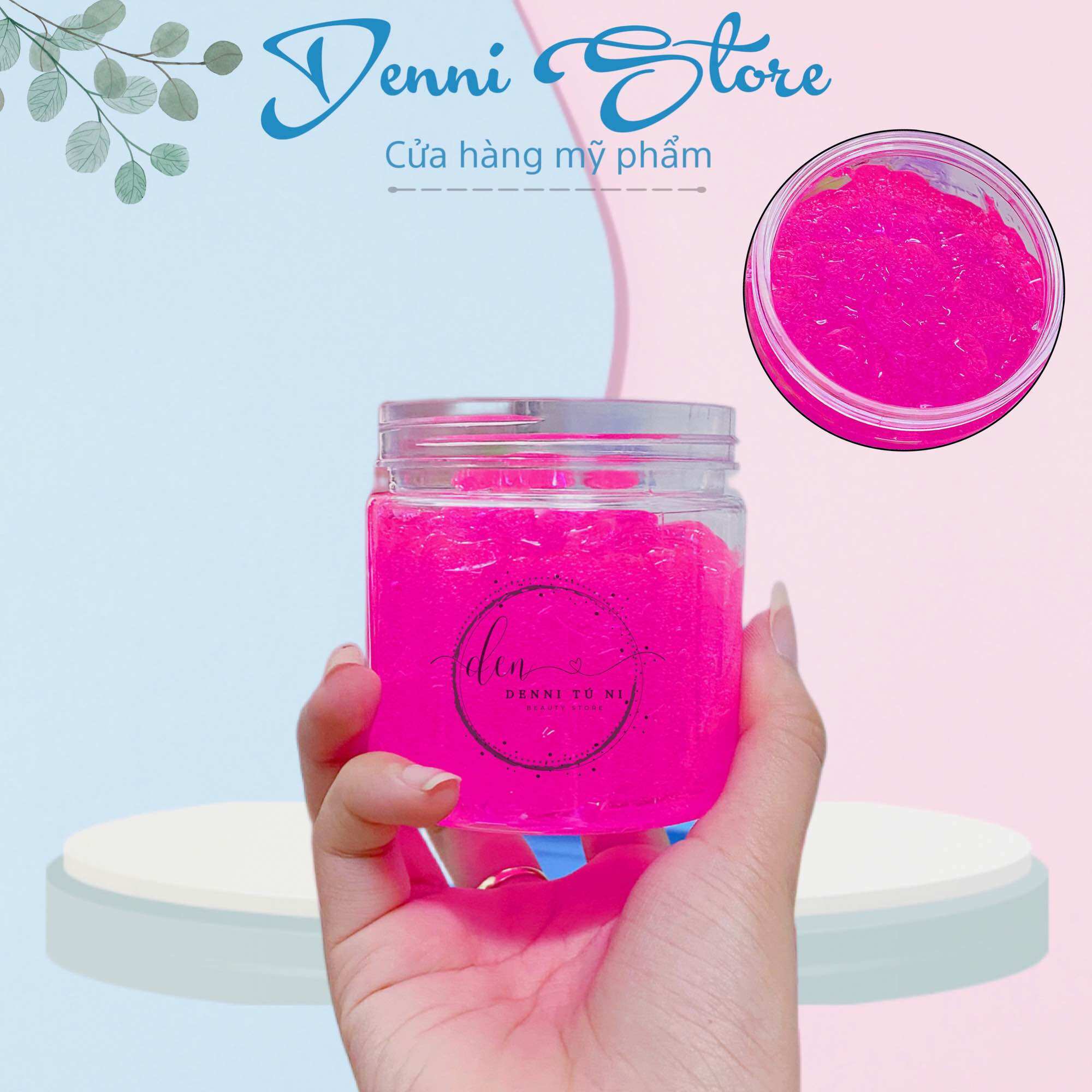Hủ serum kích trắng body màu hồng 200g