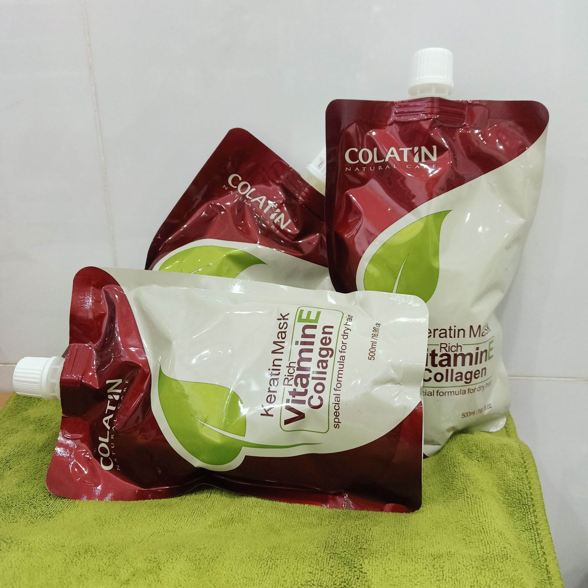 hấp phục hồi keratin + collagen COLATIN