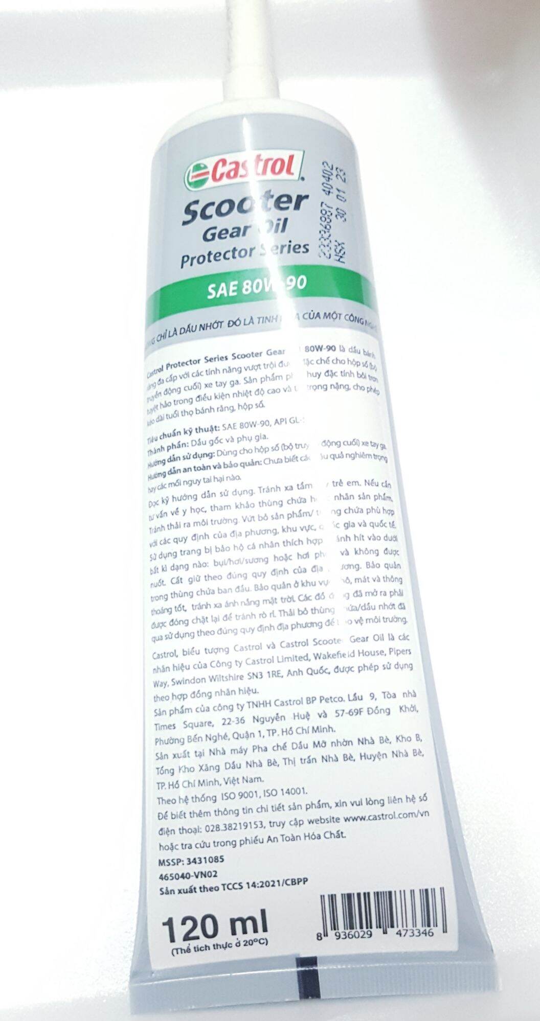 Nhớt số láp nhiều loại 120ml