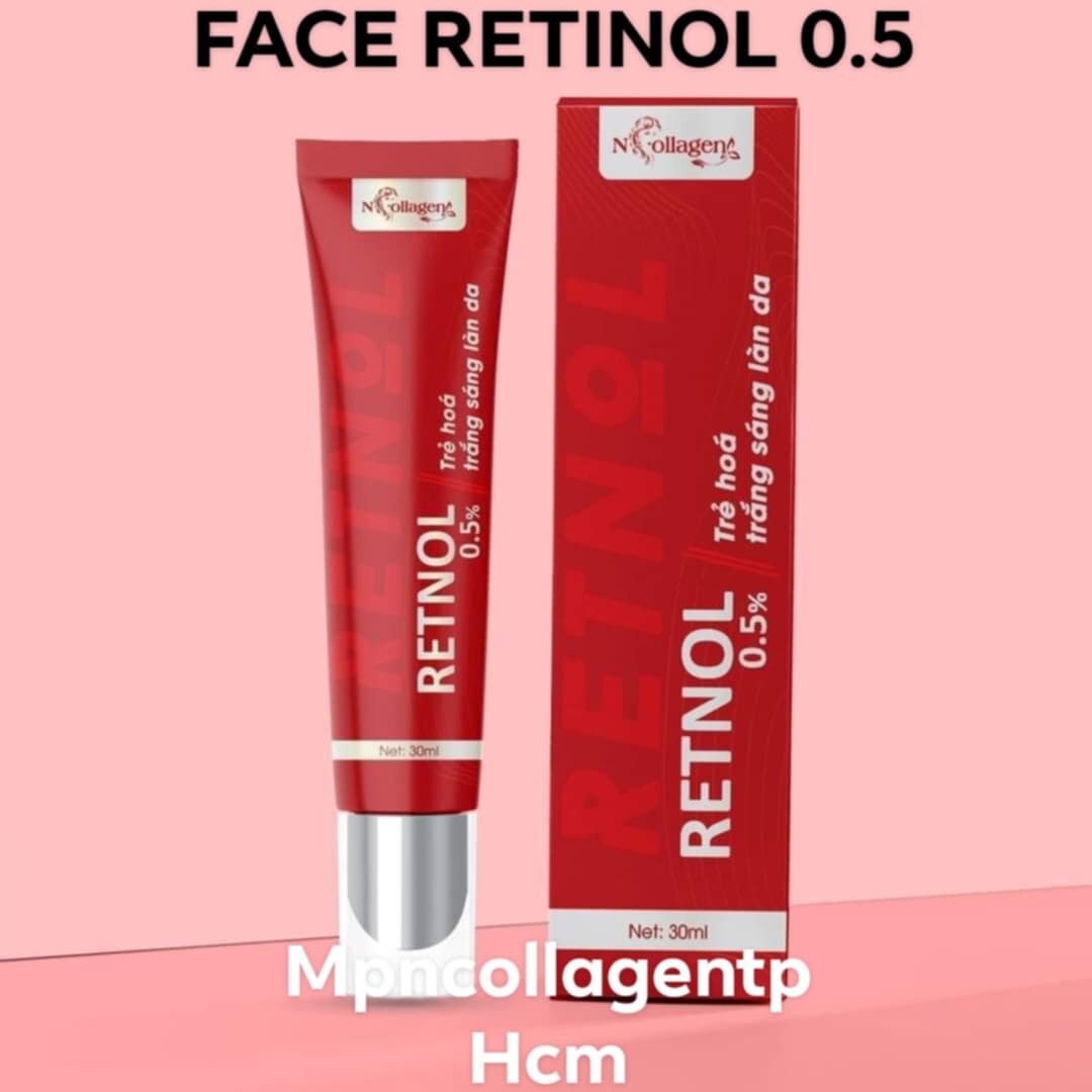 FACE RETINOL 0.5 NCOLLAGEN HỖ TRỢ DƯỠNG TRẮNG DA