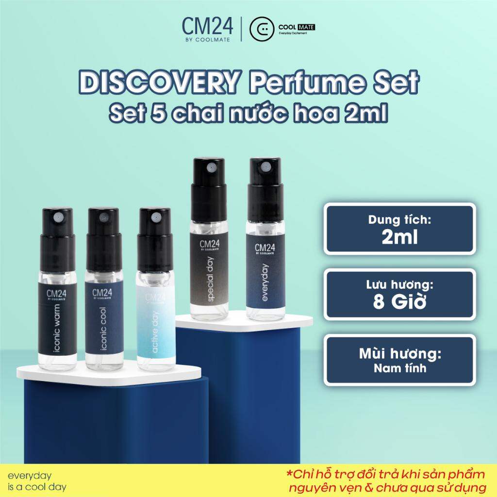 Discovery perfume set by cm24 - set 5 chai nước hoa 2ml