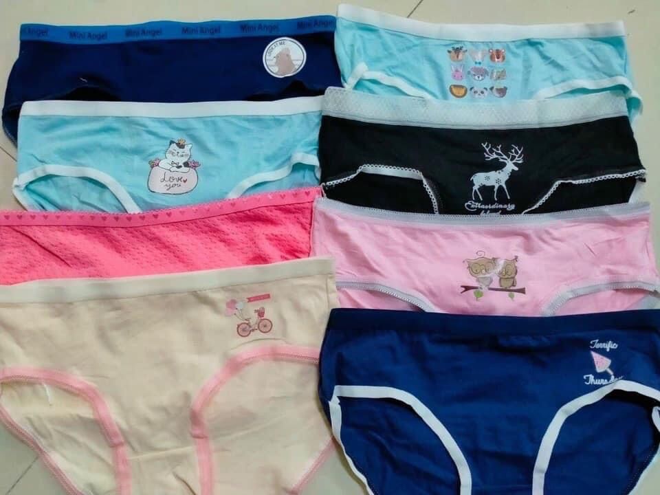 Quần chip cho bé gái từ 30-45kg.