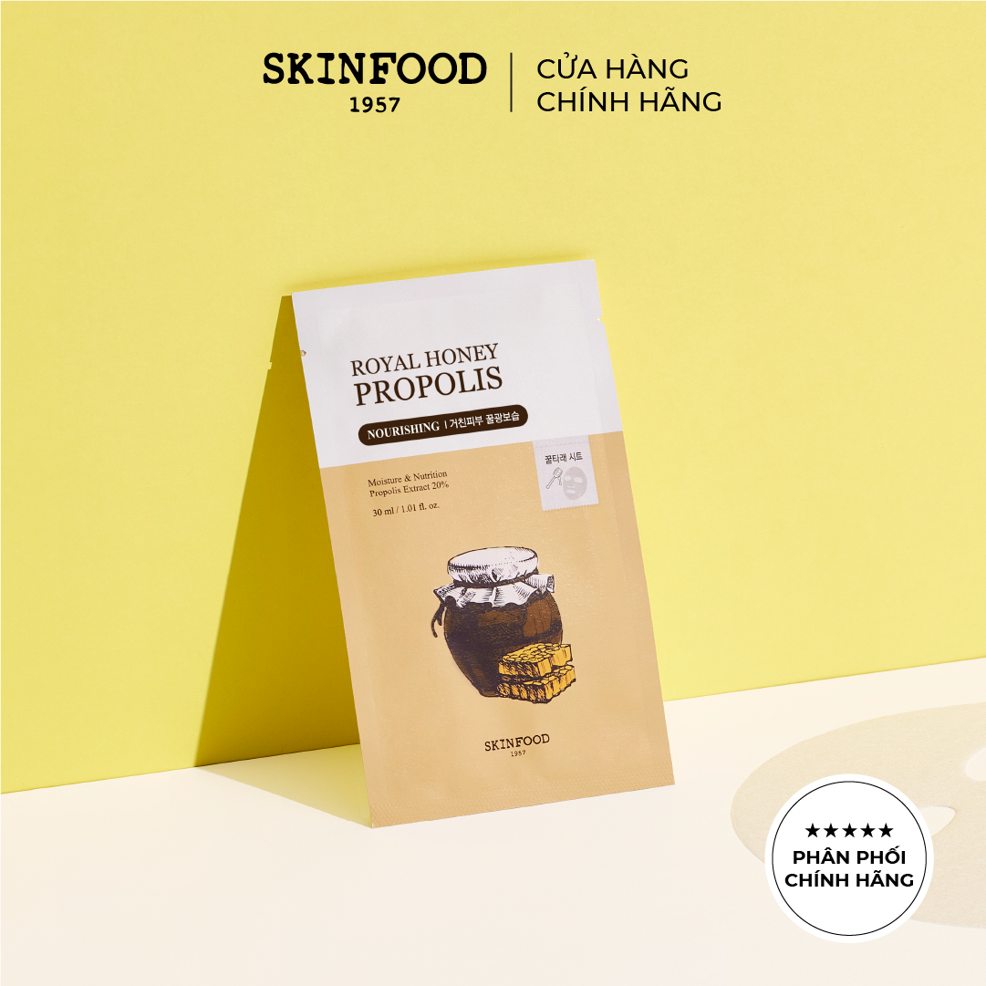 Mặt Nạ Mật Ong Hoàng Gia Skinfood Royal Honey Propolis Enrich Mask 30ml
