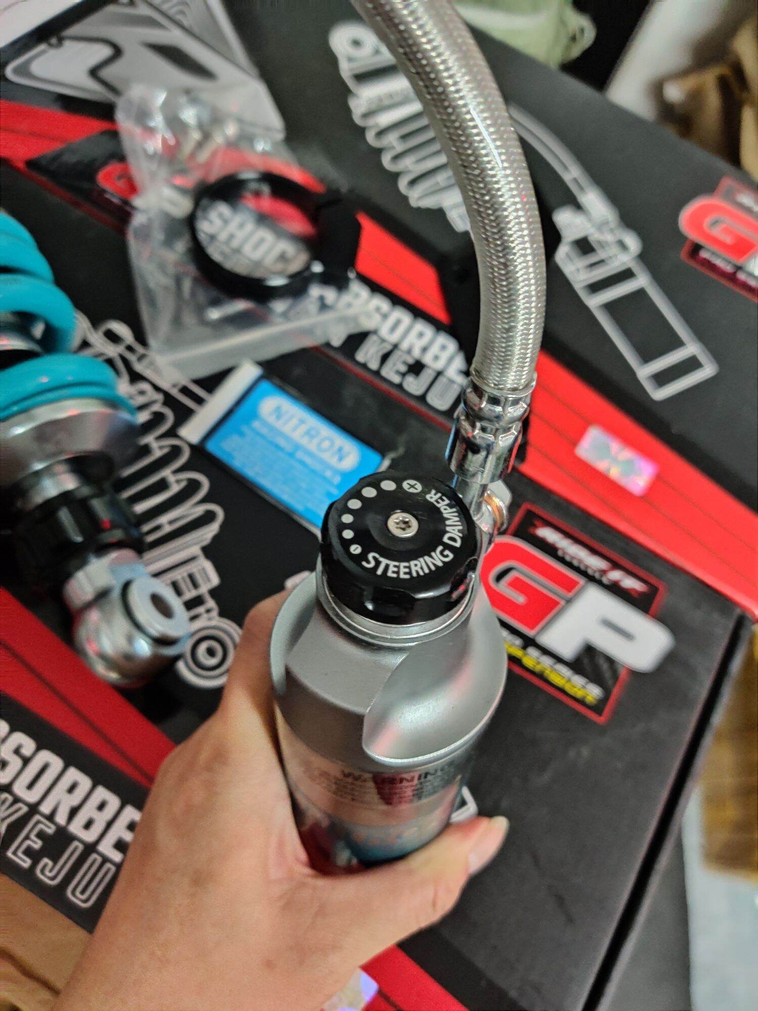 Phuộc Nitron bình dầu cho Ex135 Ex150 Ex155 Ex2010 Ex50cc