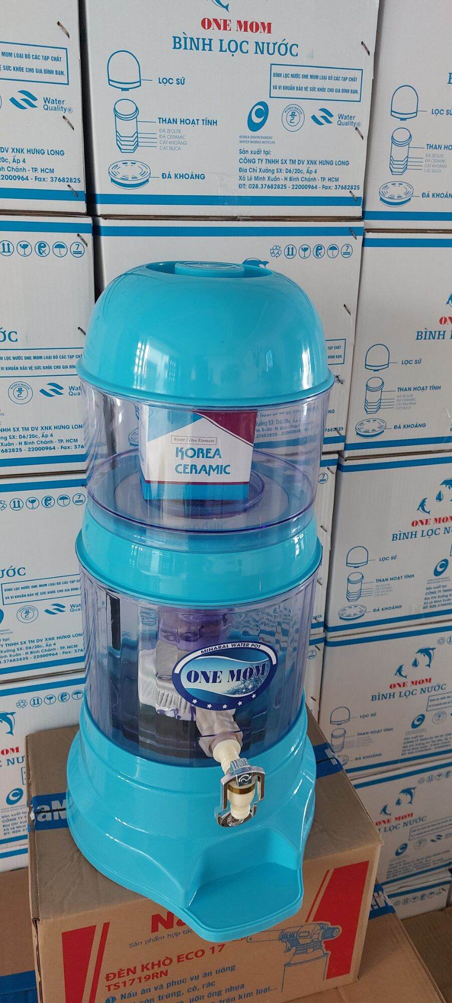 Bình lọc nước tốt màu xanh đẹp