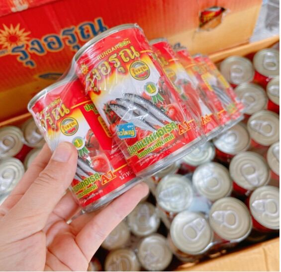 lốc 10 hộp cá sốt cà thái lan