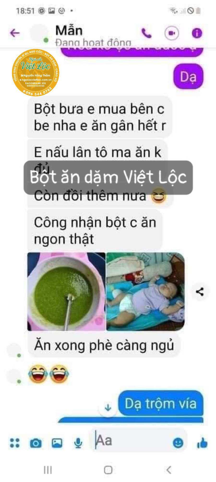 Bột ăn dặm cho bé (combo 2 hộp)
