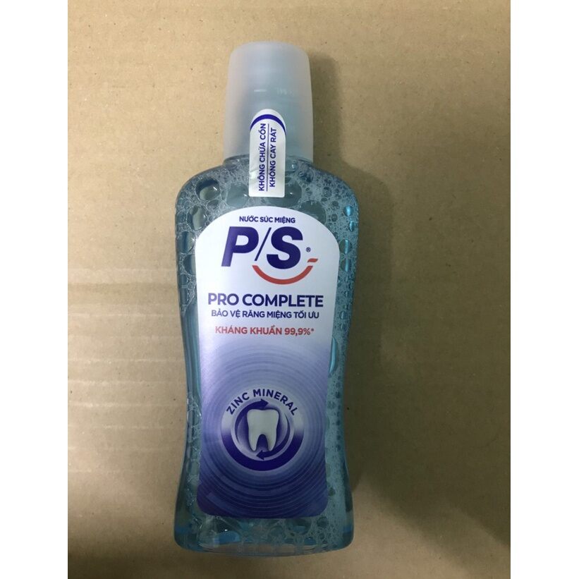 Nước súc miệng P/S Pro Complete kháng khuẩn 130ml