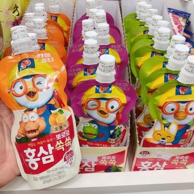 Nước hồng sâm hoa quả paldo hàn quốc