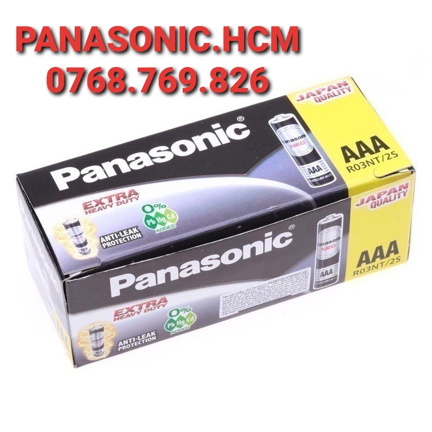 1 hộp 60 viên pin panasonic r03nt/2s
